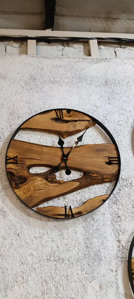Luxury Italian Wooden Decorative Clock