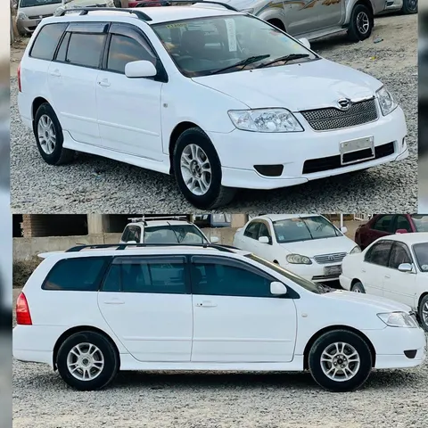 Toyota Fielder 2005 4WD white, automatic transmission